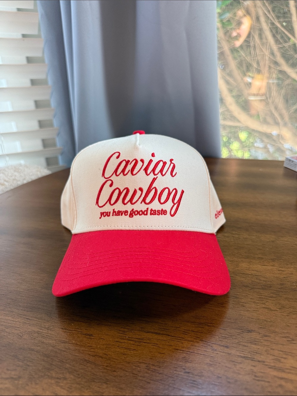 Caviar Cowboy - Two-Tone Red & Cream Hat